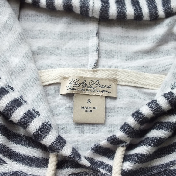 Lucky Brand Poncho Hoodie Size Small - Picture 2 of 2